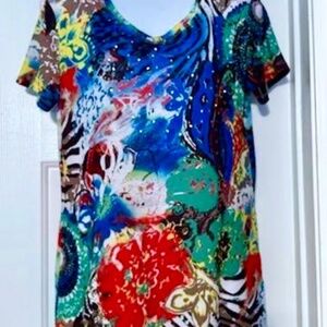 💲SALE💲  Host Pick!!  NWOT Onque Patterned Blouse Sz S